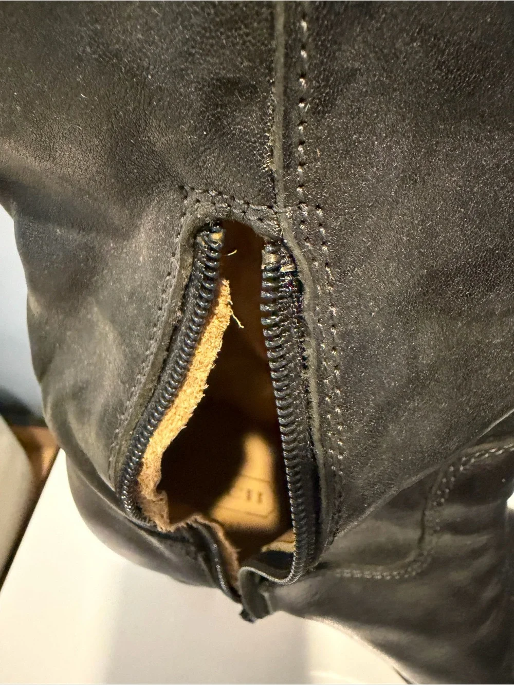 Coach Black Leather Knee-High Women's Boots